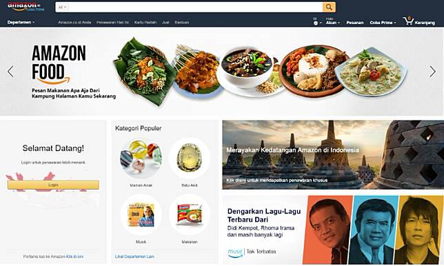 Masuk Indonesia, Amazon.com Gandeng iPrice Group, Benarkah?