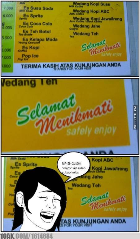 Berbagai Menu Makanan Absurd Warung ini Bikin Pelanggan Nangis Kejer, Kenyang Duluan!