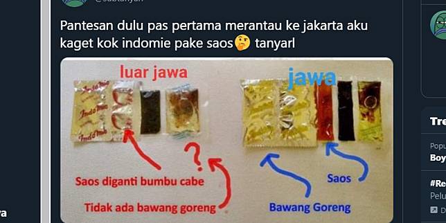 Viral, Foto Bumbu Indomie Goreng Ada 2 Macam, Ini Penjelasan Indofood