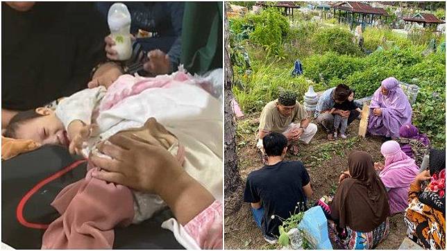 Viral! Bayi Ini Menangis Di pelukan Ibunya yang Meninggal, Buat Netizen Terharu