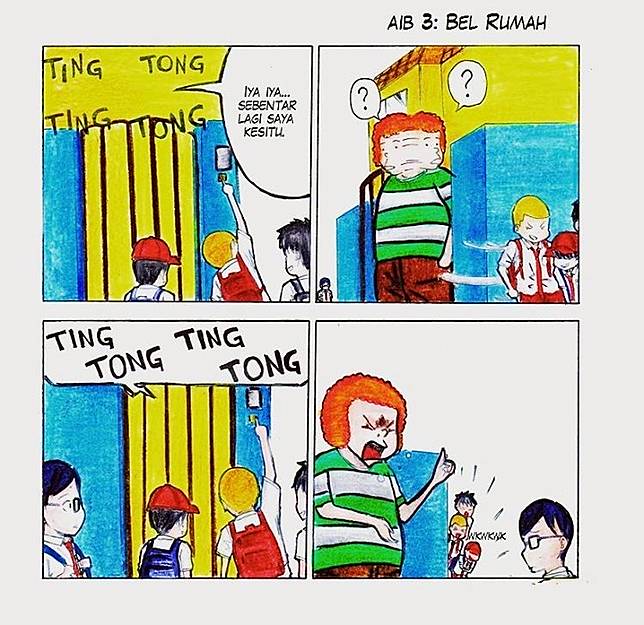 7 komik strip 'Aib Masa Sekolah'