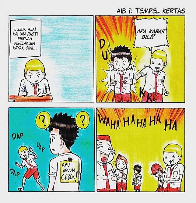 7 komik strip 'Aib Masa Sekolah'