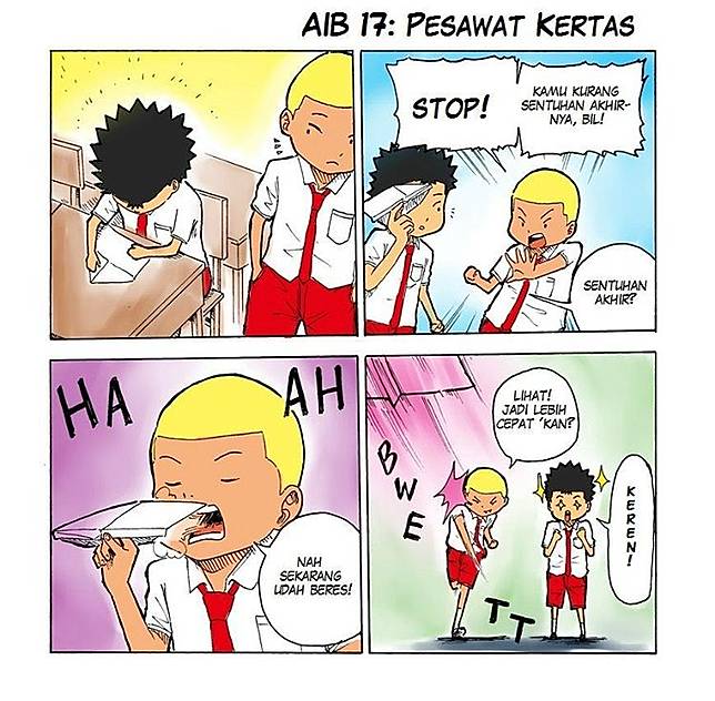 7 komik strip 'Aib Masa Sekolah'