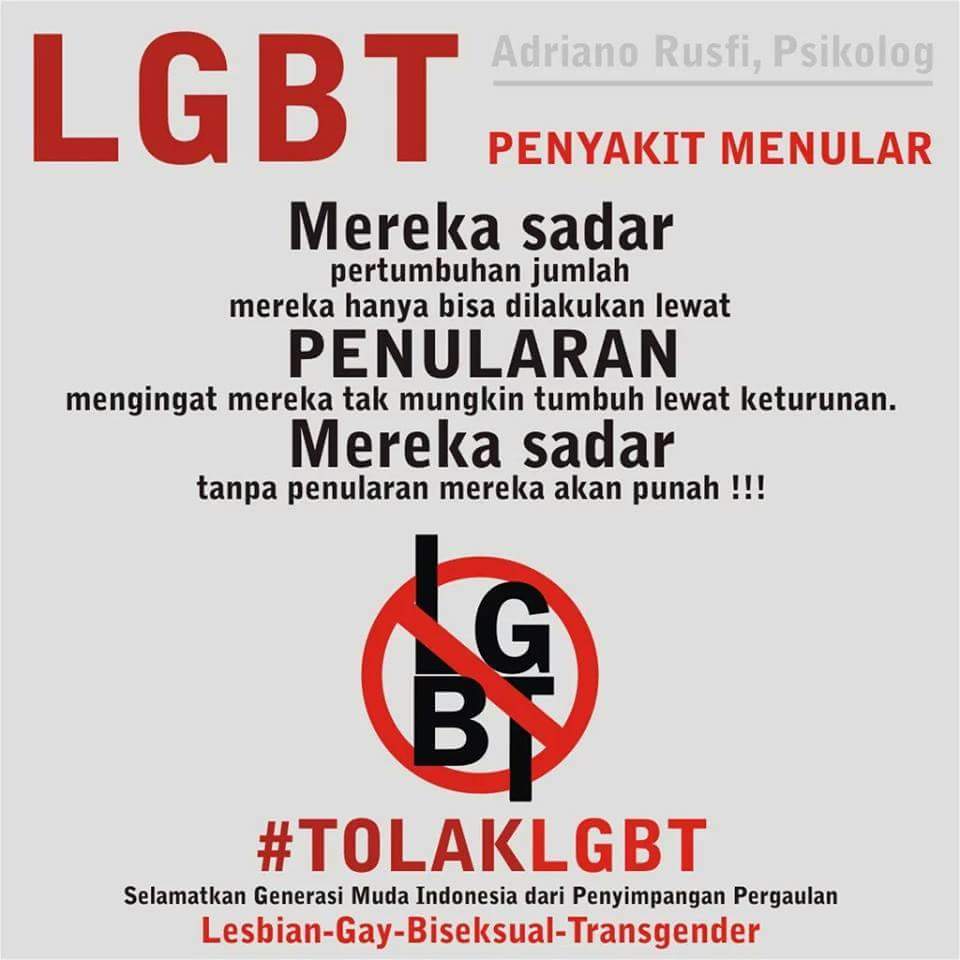 LGBT : SEBUAH GERAKAN PENULARAN