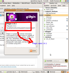 Kirim SMS Gratis di Pidgin