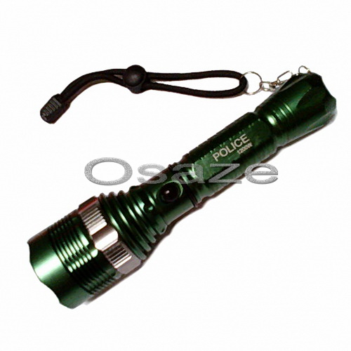 Senter police green 1200w traffic baton
