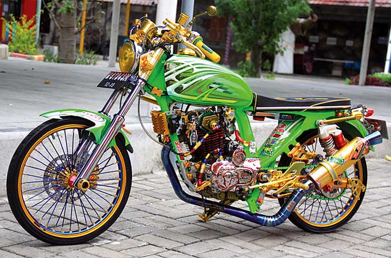 &#91;Foto&#93; Modifikasi Honda GL Pro Terbaru