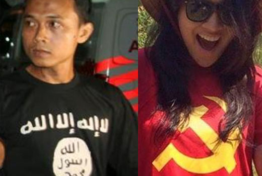 Tukang Es Pakai Kaos ISIS Ditangkap tp Puteri Indonesia Pakai Kaos Komunis Dibela