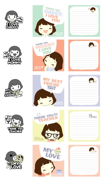 Terjual ♥♥ Ada Organizer,Post-It,Memo,Sticker dan 