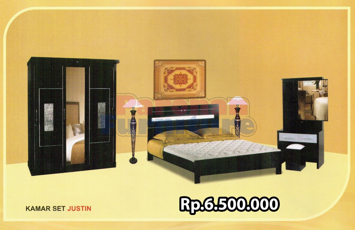 Terjual Paronan Furniture Kamar Set  Ranjang lemari  