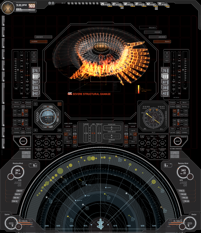 Desain Interface di Film Avengers