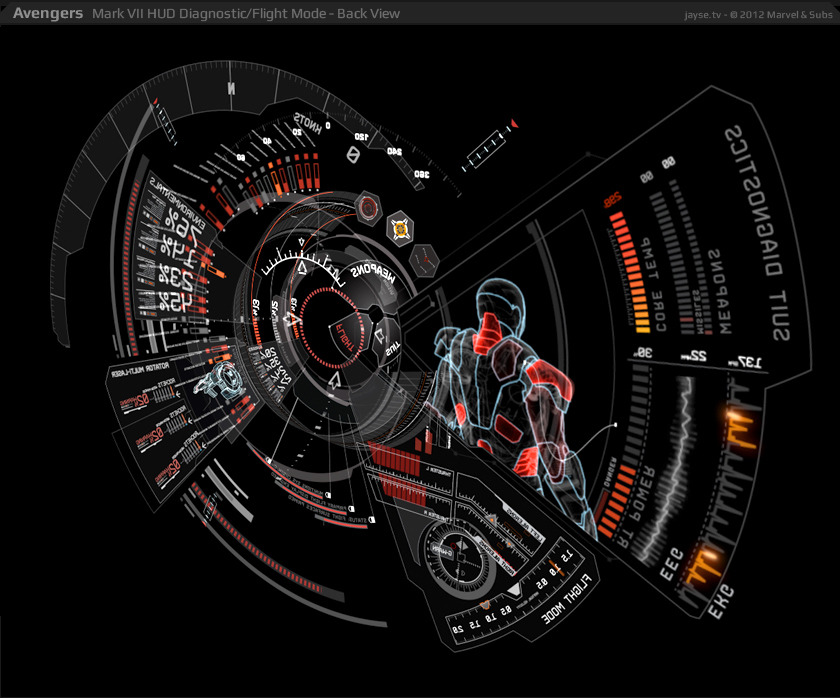Desain Interface di Film Avengers