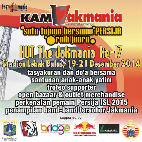 HAPPY ANNIVERSARY 17 th THE JAKMANIA #Kam17akmania