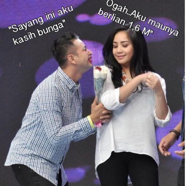 KUMPULAN MEME PRNIKAHAN RAFI AHMAD DAN NAGITA