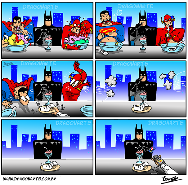 Komik Parodi Paling Kocak, Batman vs Superman Feat. Superhero, ngakakss ahh..!!!