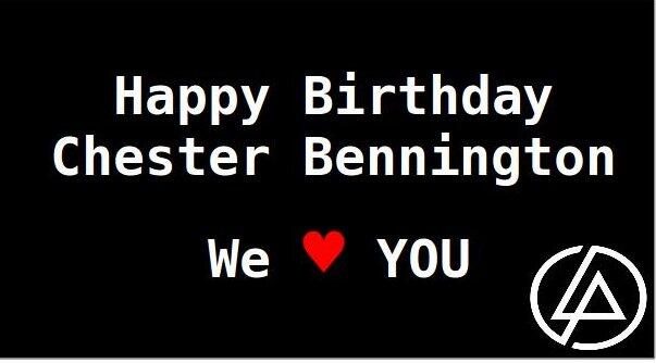Happy 37th Birthday, Chester Bennington!