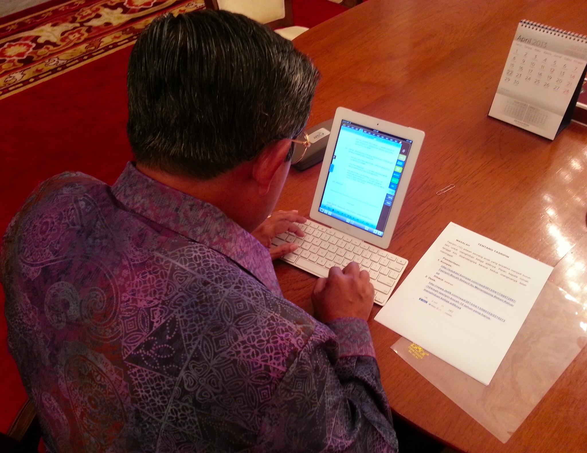 Pak SBY ternyata gak buta teknologi