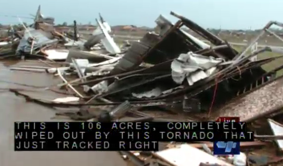 Tornado terbesar menyerang Oklahoma US