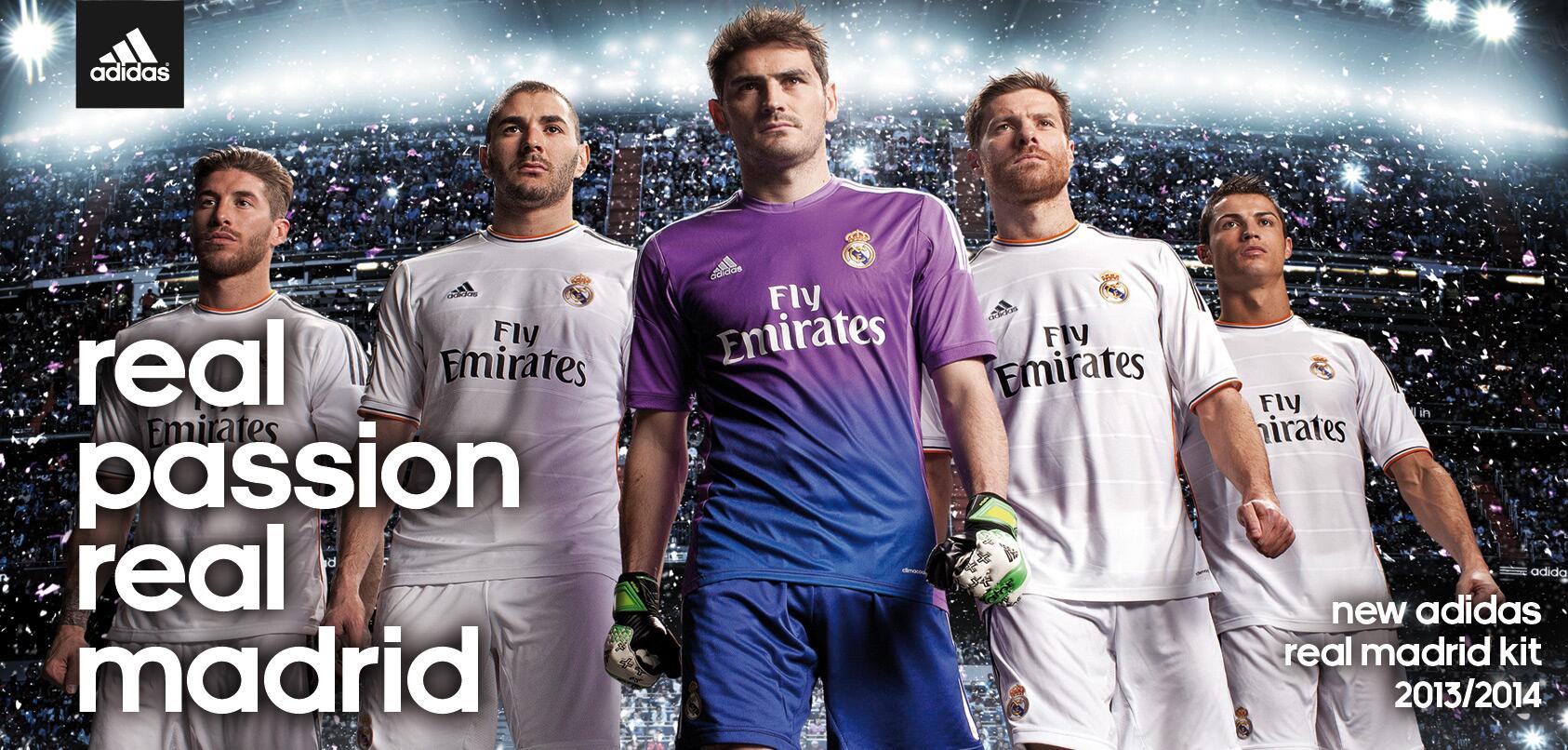 Akhirnya,, REAL MADRID merilis jersey 2013/2014