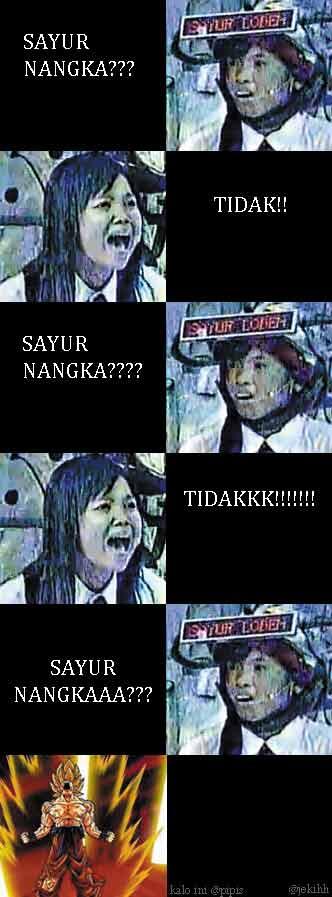 &#91;meme&#93; SAYURR?? | IYAA!! | SAYUR-SAYURAN?? | IYAAKKKK | RENDANG?? | GUBRAKK!!!!