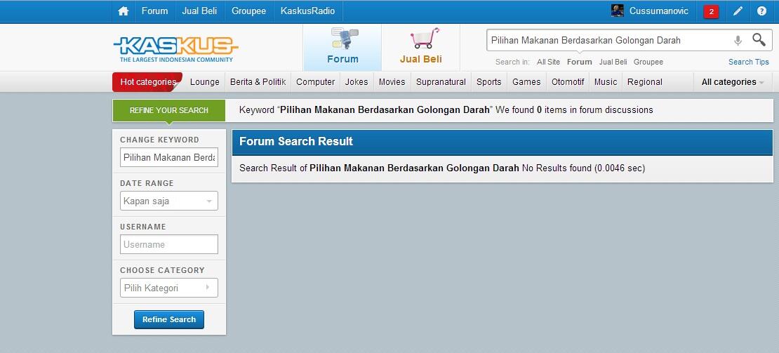 Pilihan Makanan Berdasarkan Golongan Darah