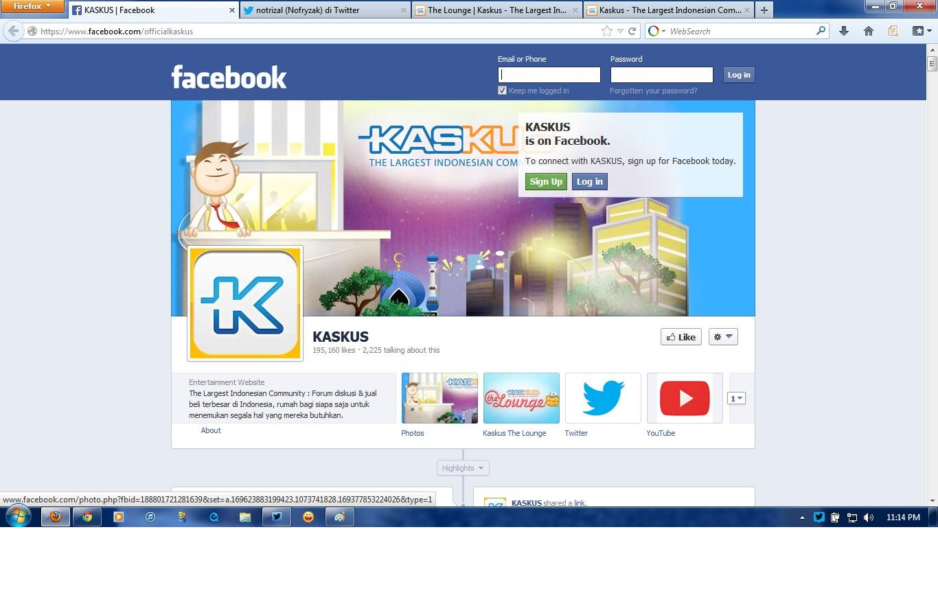 Kaskus is on Facebook