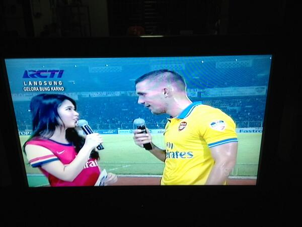 Inilah Si Bening Reporter Arsenal...