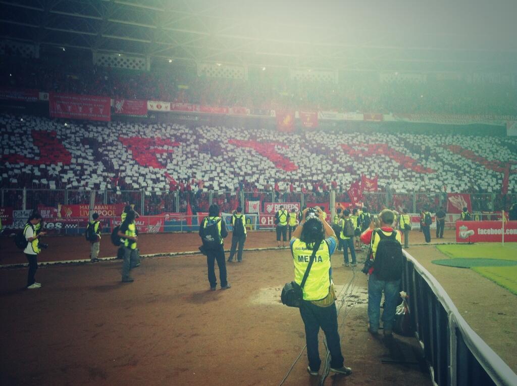 Foto-Foto Fans Liverpool ketika di GBK! Salut gan!