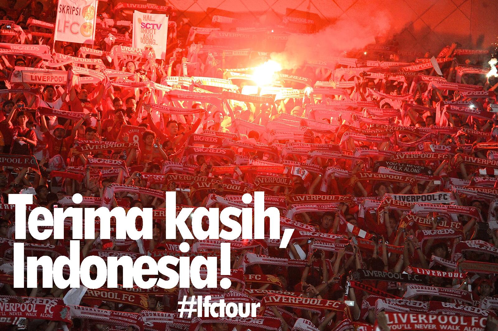 Foto-Foto Fans Liverpool ketika di GBK! Salut gan!