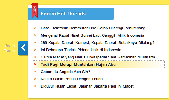 Merapi Mengeluarkan Hujan Abu