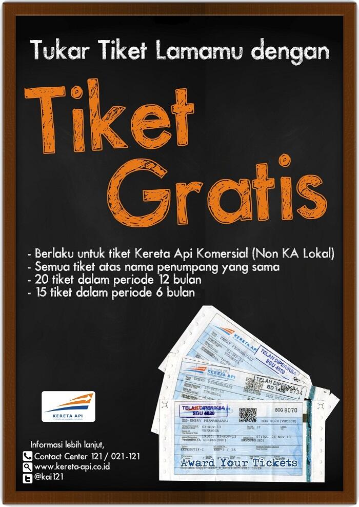 Mau Tiket Kereta Gratis? Masuk!!
