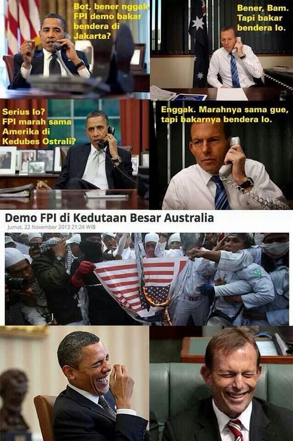 Tanggapan Barrack Obama dan Tonny Abbot tentang FPI