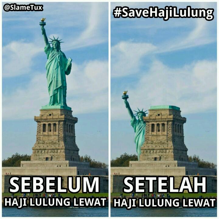 Meme Kocak seputar #SaveHajiLulung