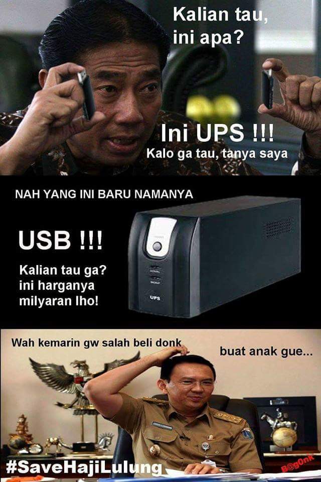 Meme Kocak seputar #SaveHajiLulung