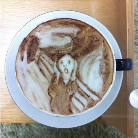 Latte Art Tema Halloween Ini Asli Seram