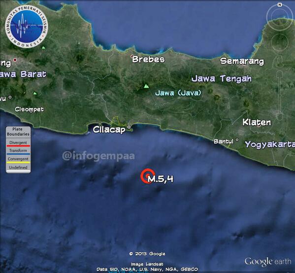 barusan jogja gempa lagi :'(