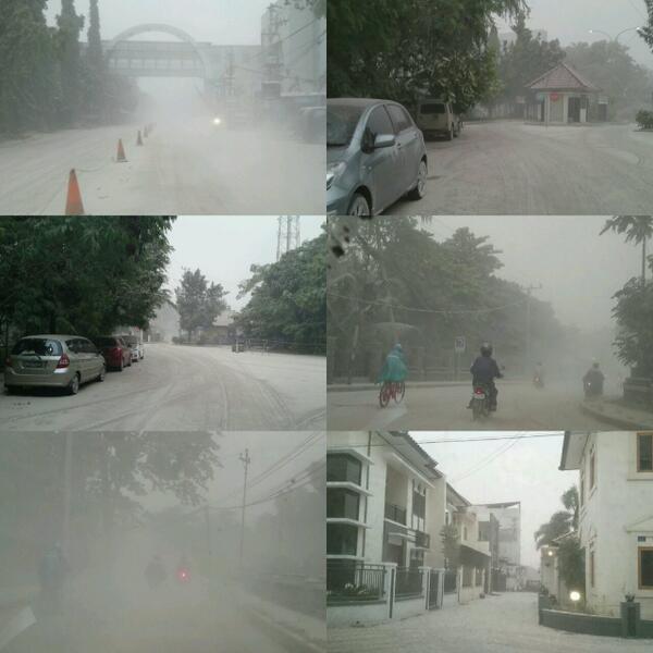 Penampakan Dampak Erupsi Kelud