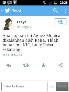 FANS AGNEZMO MURKA KEPADA RAISA