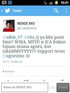 FANS AGNEZMO MURKA KEPADA RAISA