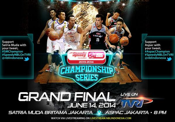 &#91;FR&#93; #GrandFinalSpeedyNBL Satria Muda Britama VS ASPAC 