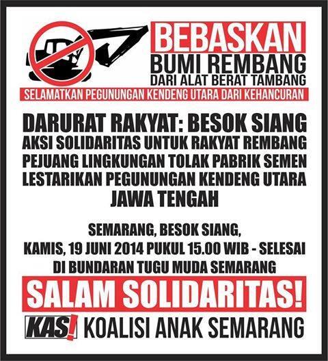 BIAR GAMBAR BERBICARA #SaveRembang 
