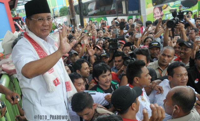 Prabowo menuju Istana (Dokumentasi kampanye Prabowo menuju RI1)