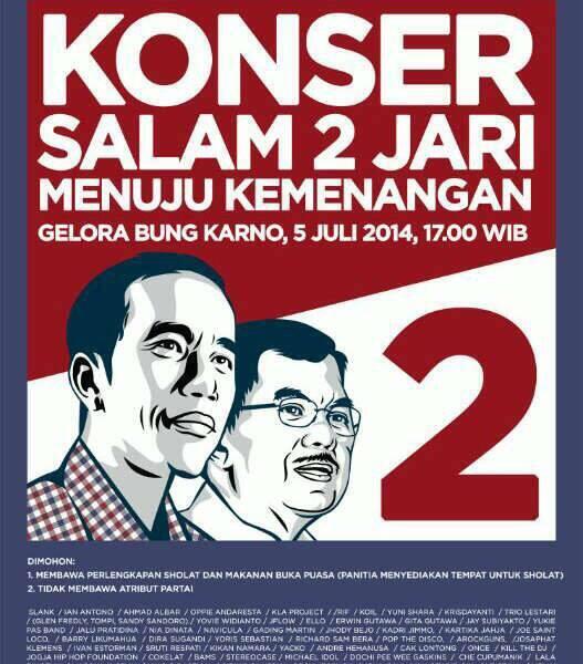 &#91;undangan&#93; Gelar Tari &quot;ambik Tanah&quot; &amp; Konser salam 2 jari di GBK