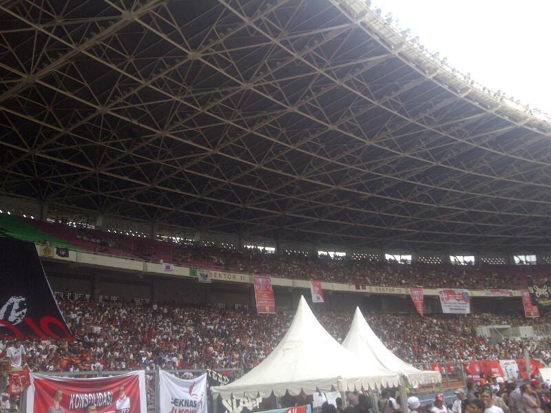 Apa yang terjadi ketika wowo melihat lautan massa di GBK nanti sore?