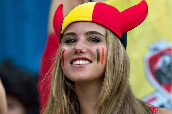 &#91;HOT&#93;Fans Cantik tim Belgia ini di Kontrak oleh Produk Kosmetik