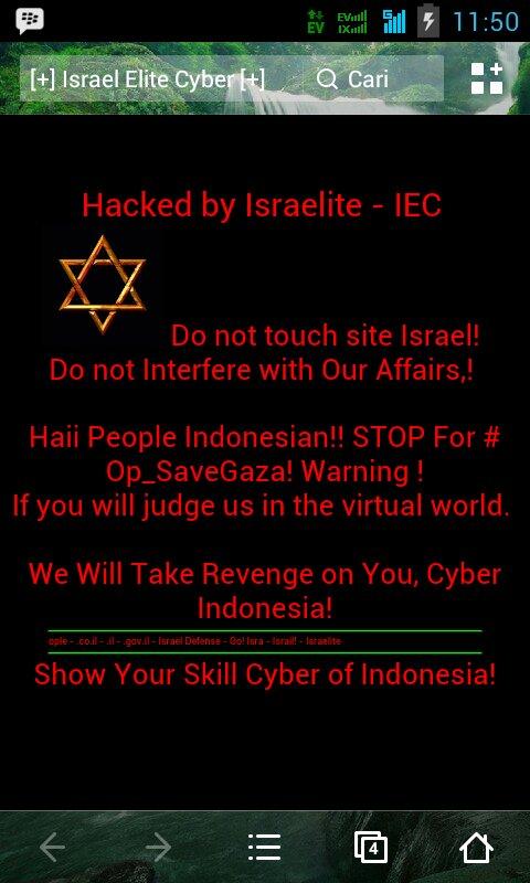 Situs Indonesia Tumbang di Deface Hacker Israel