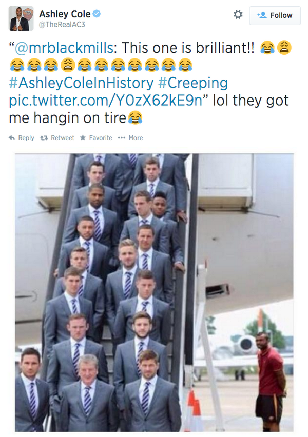 &#91;ngakak&#93; Foto Foto Ashley Cole Berseragam AS Roma di Beberapa Tempat