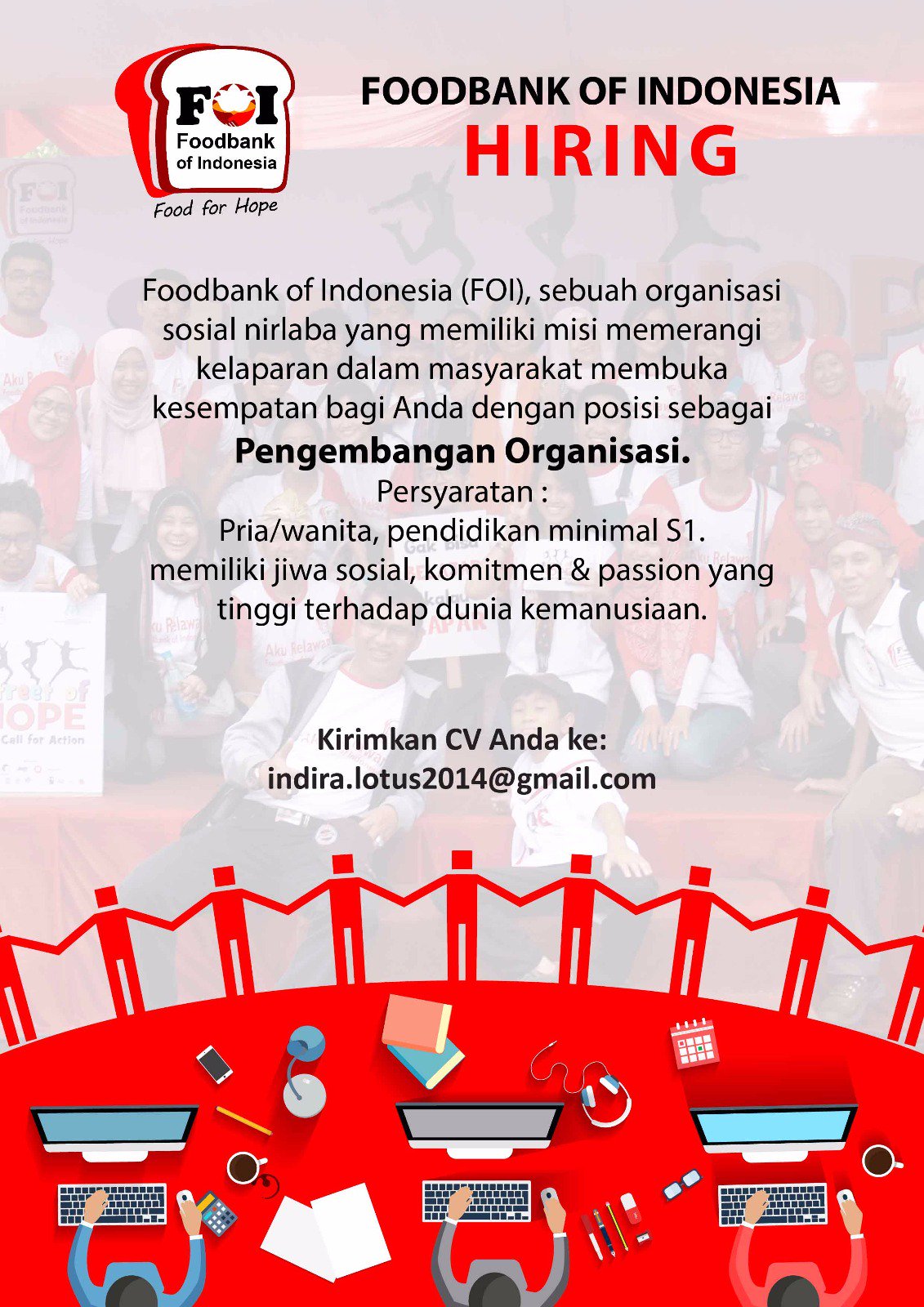 loker-pengembangan-organisasi-foodbank-of-indonesia