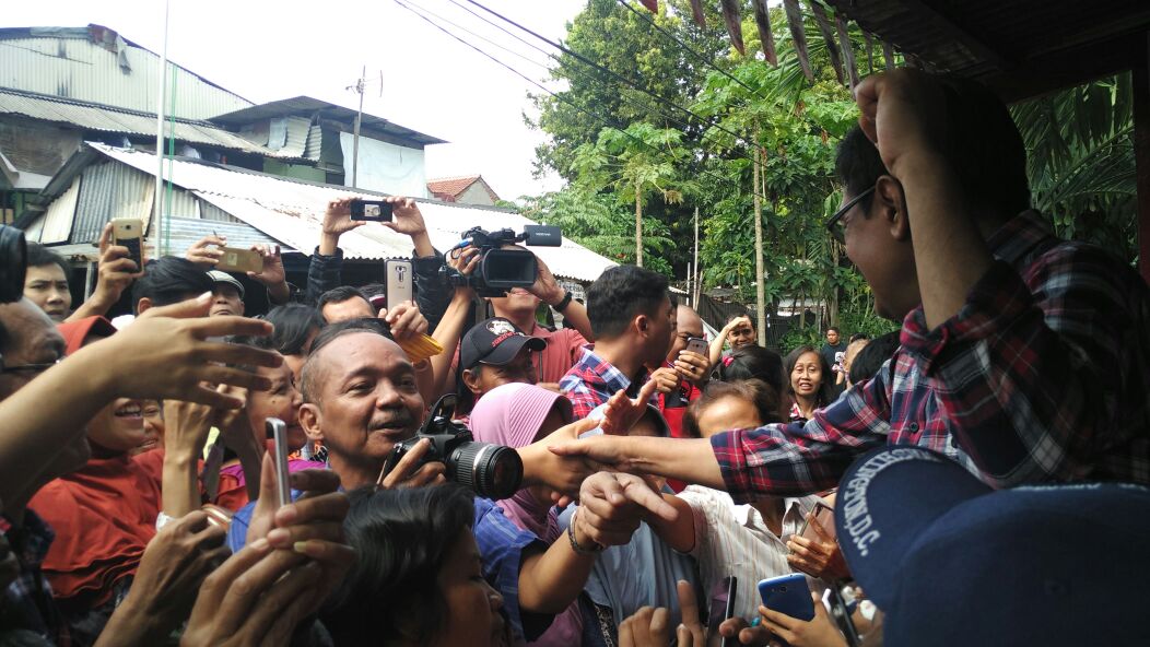 Sapa Warga Menteng Atas, Djarot Bicara soal 'Janda Kembang'