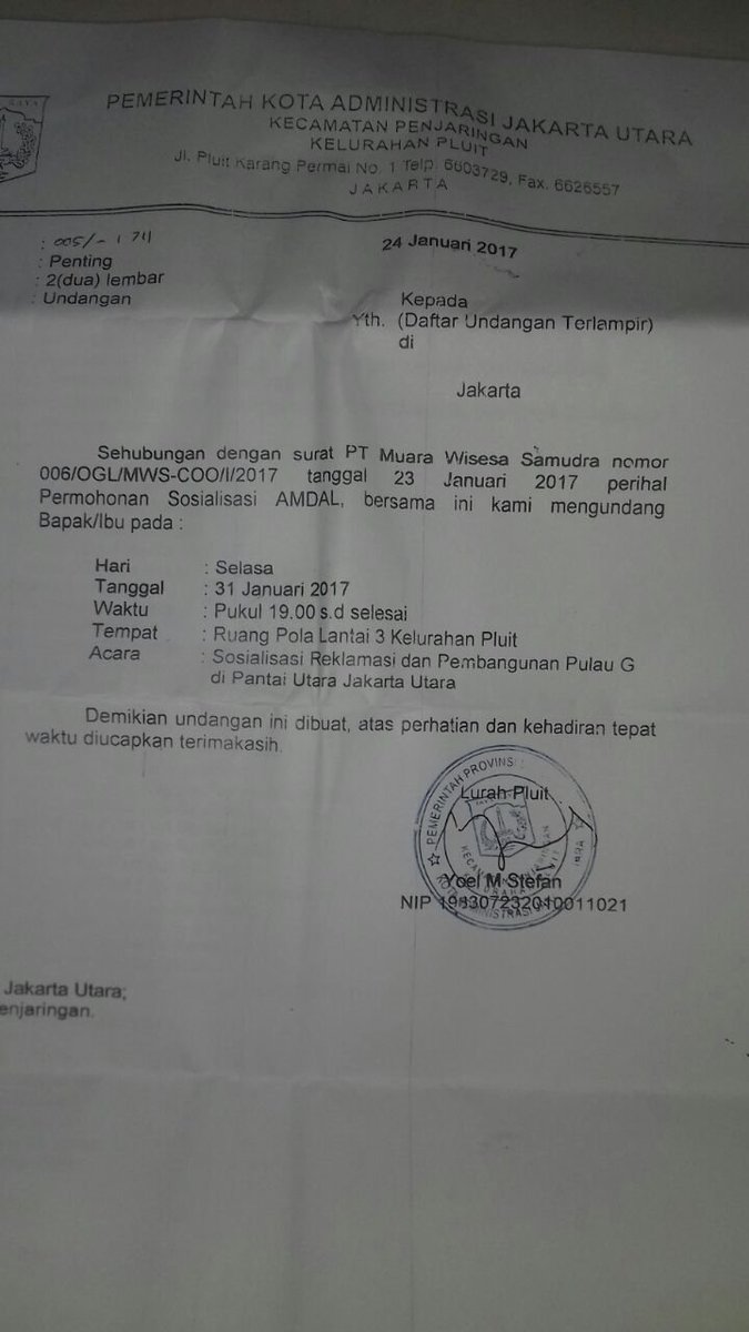 Sosialisasi AMDAL Pulau G, DKI Dituduh Paksakan Reklamasi